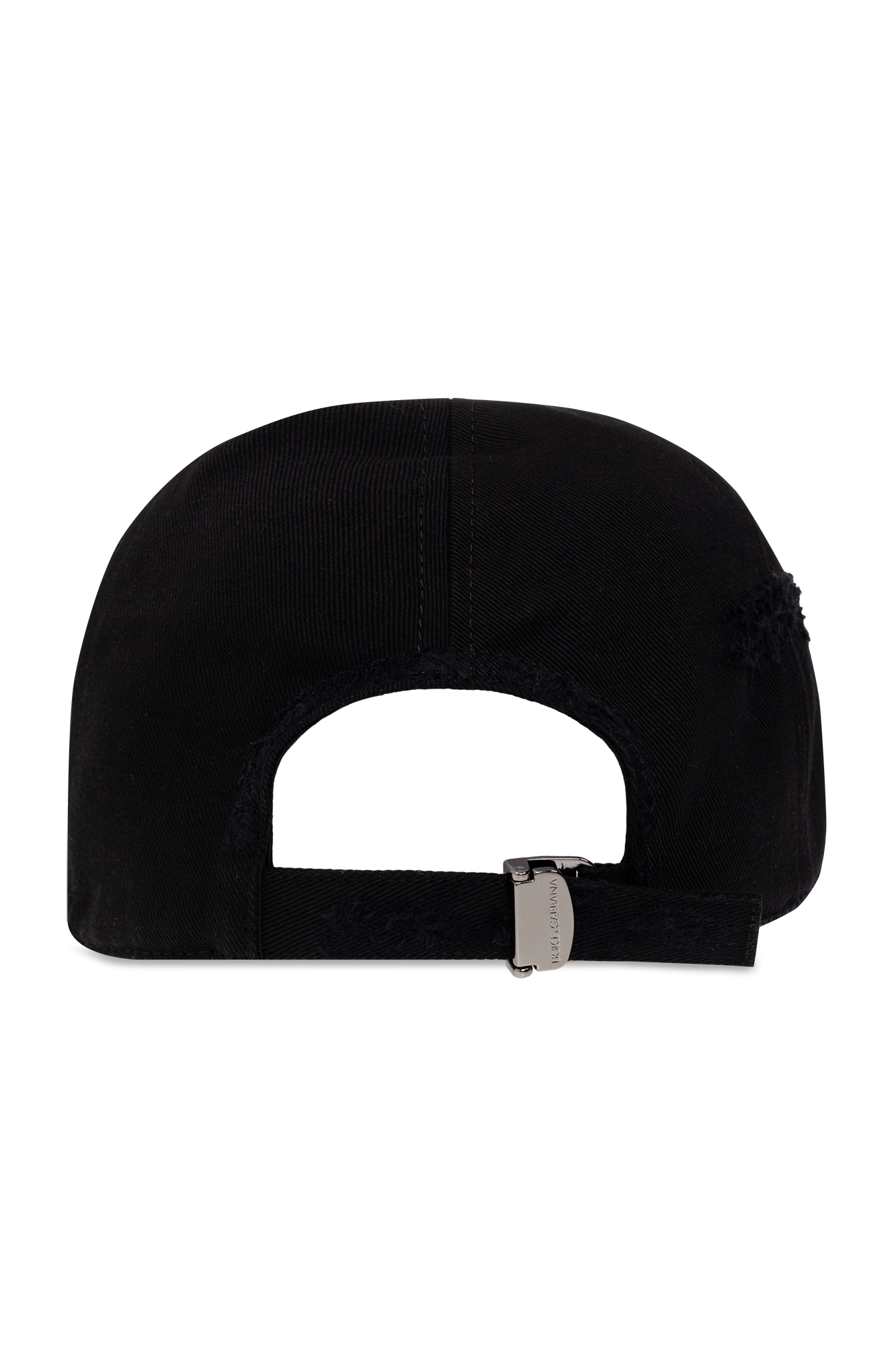 DOLCE & GABBANA BLAZER WITH MONOGRAM - Black Baseball cap